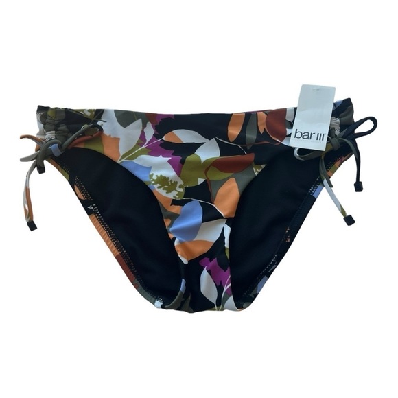 NEW Bar Ill Printed Side-Shirred Hipster Bottoms Swim Separate Size S MEC0515 - Picture 3 of 14